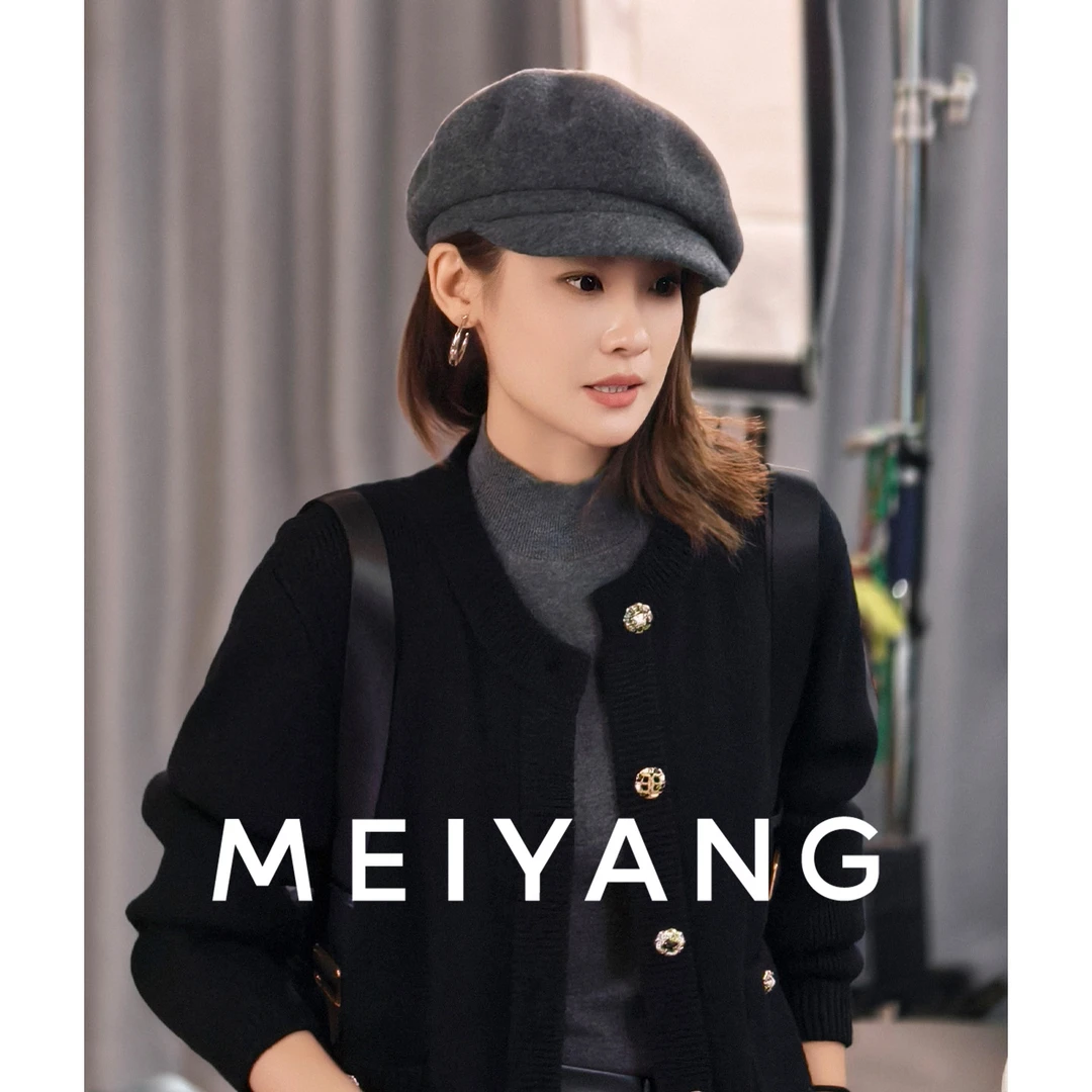 美洋MEIYANG 贝拉报童帽复古时尚
