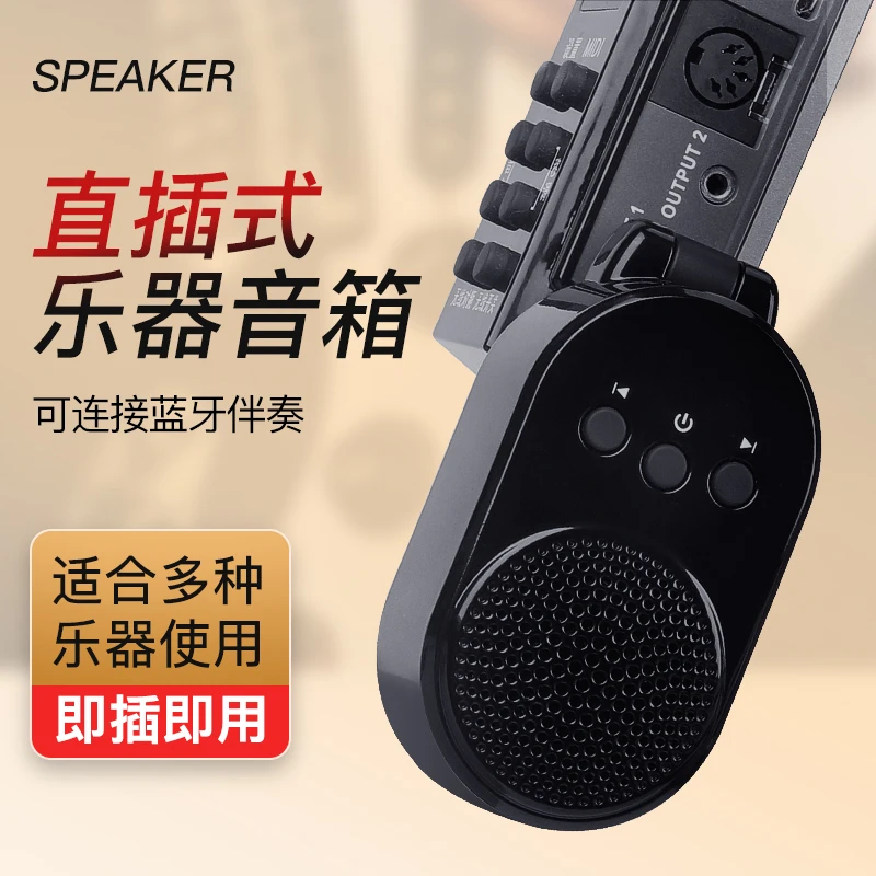 电吹管吉他电子琴直插音箱便携直插式音响小喇叭乐器伴奏扩音设备