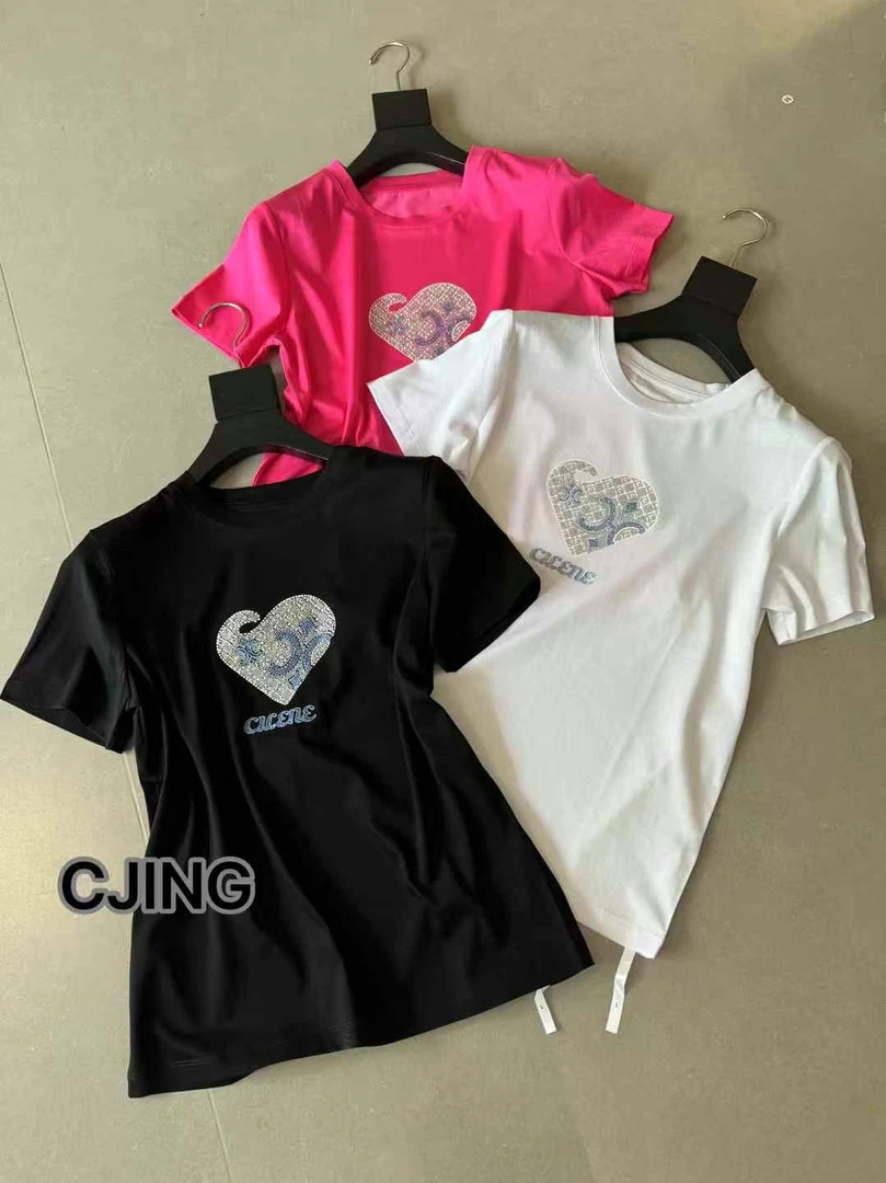 晶JING爱心丝光棉Ｔ