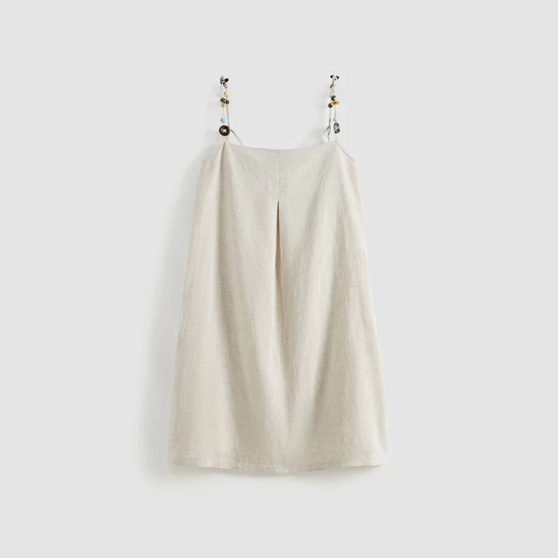 SHORT SENTENCE夏日胶囊系列珠饰吊带连衣裙