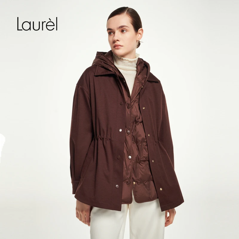 【粉丝专享】Laurel早秋新款羊毛两件式羽绒女LWL353L00900