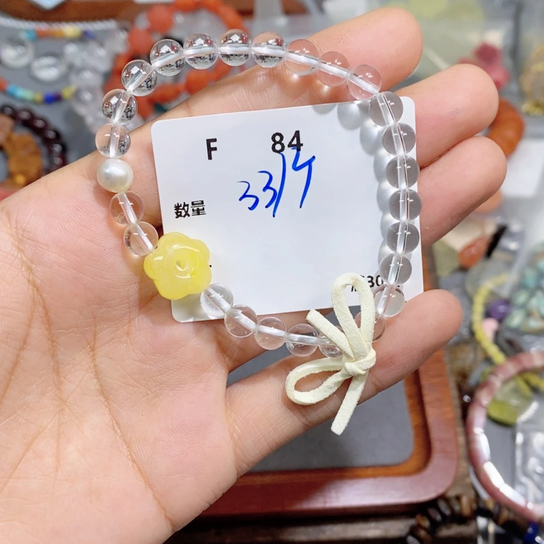 银S925镶嵌颈饰水晶F84