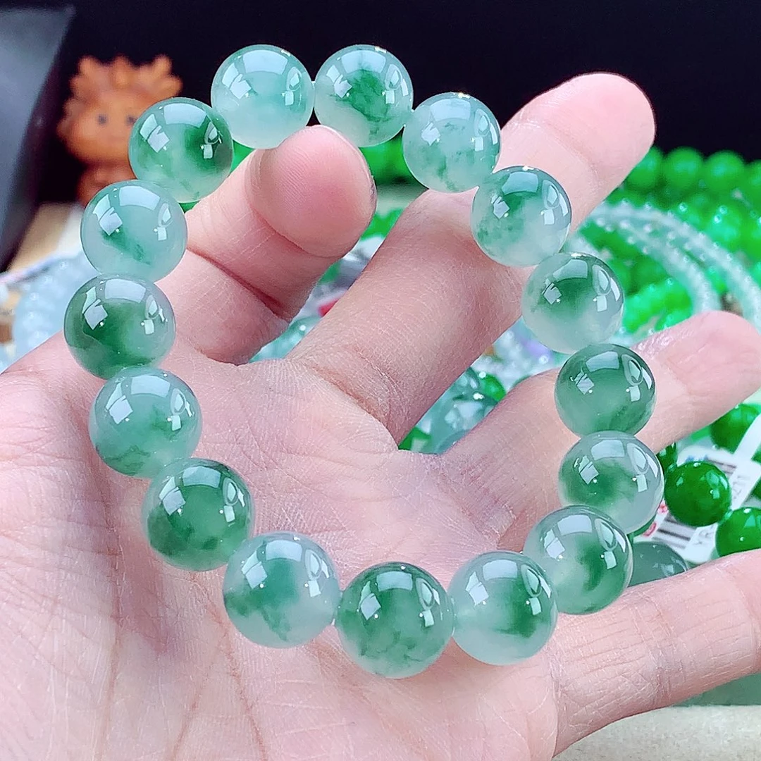 翡翠未镶嵌手链卡13