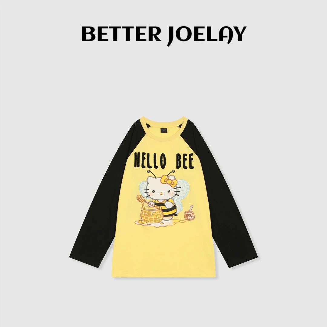 BETTER JOELAY-大版【深海奇缘】时尚百搭长袖T恤休闲风KH1887