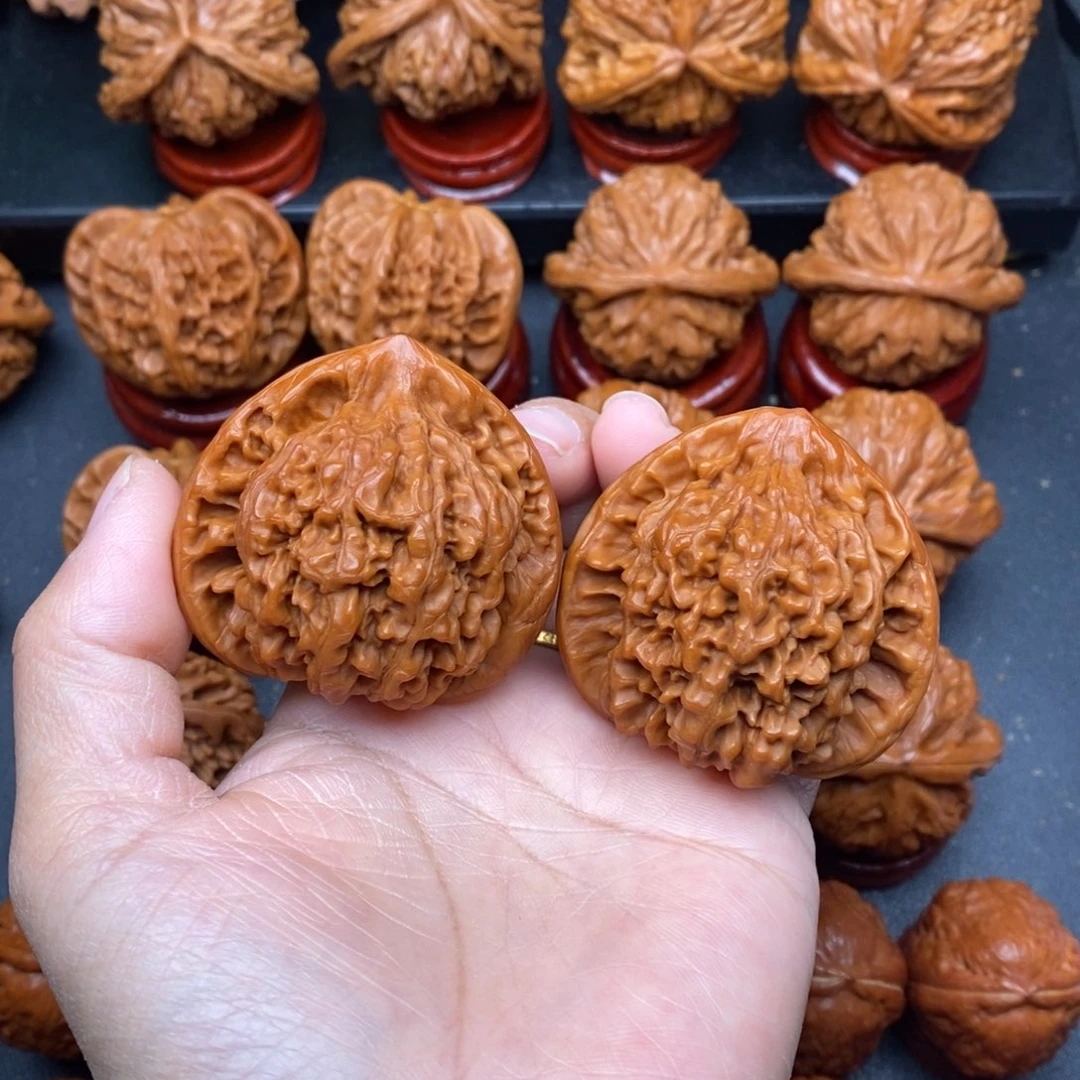 把件文玩核桃47官帽