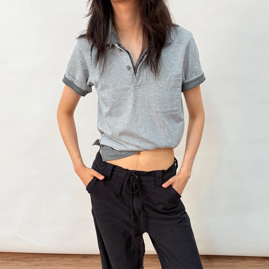 DUIDAO对倒设计师品牌修身POLO衫DSC买手店BY5D07010