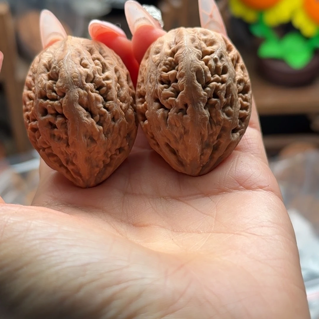 文玩核桃把件D**频关东木子楸百核5