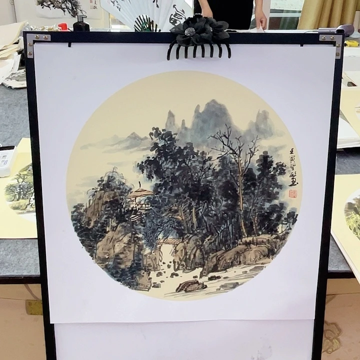 国画张圣敏先生纯手绘作品