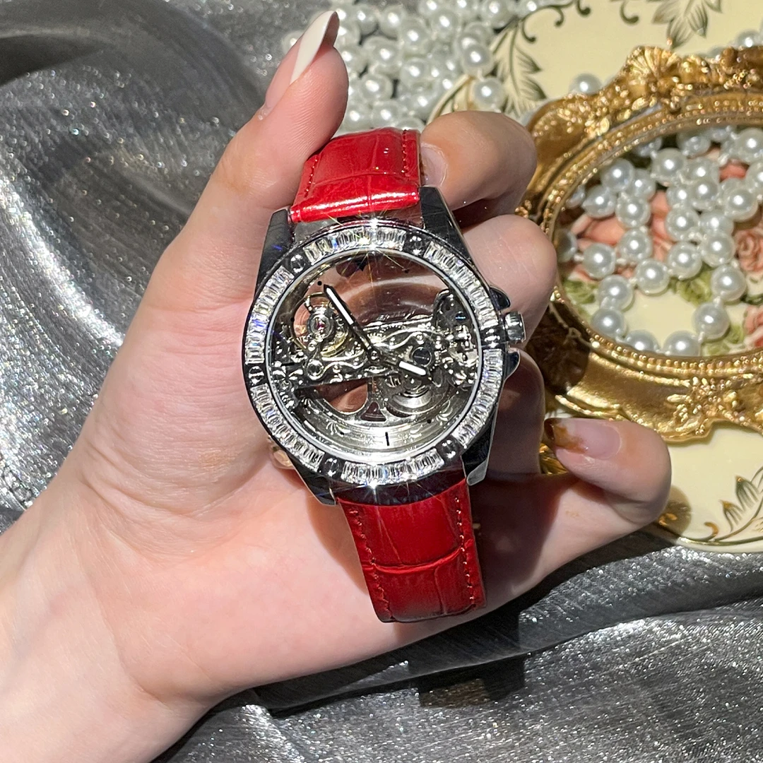 轻奢时尚潮流全自动机械表女士手表-R677