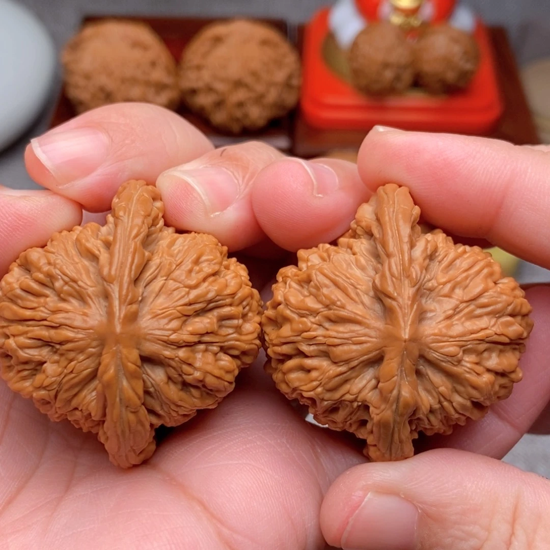 盼***傻文玩核桃把件42.5全汉高楼