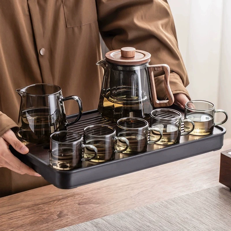 玻璃茶具2025新款家用个人高档办公室会客红茶喝茶泡茶壶功夫茶杯