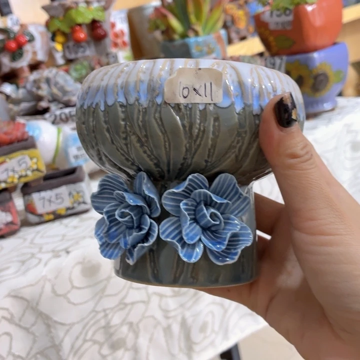 多肉花盆满15包邮