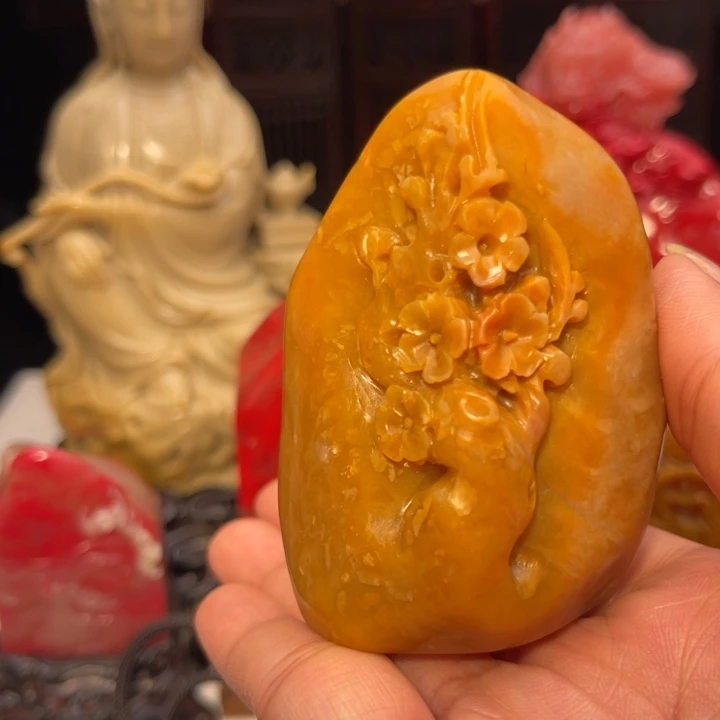 田黄石原*田黄石摆件