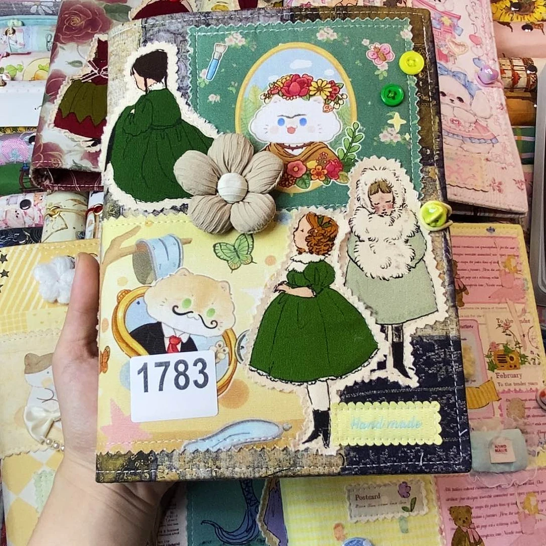 织绣A5活页不加纸1783