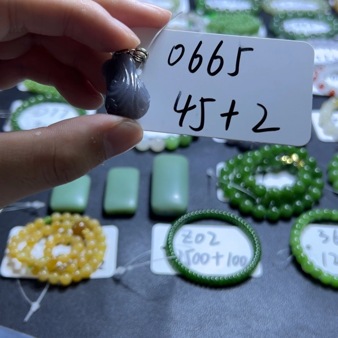 和田玉未镶嵌吊坠(不含链)0665