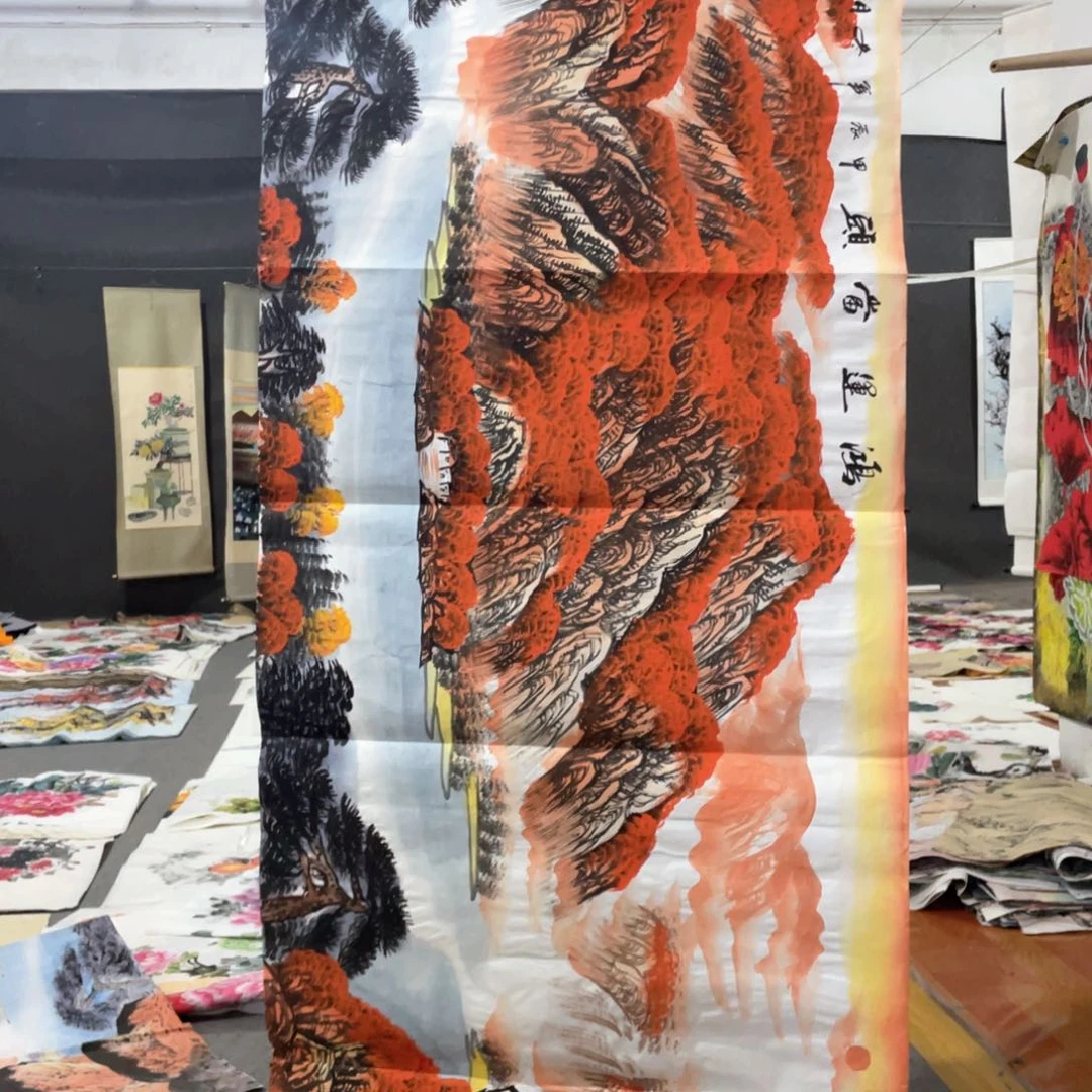 国画国画作品画心一张