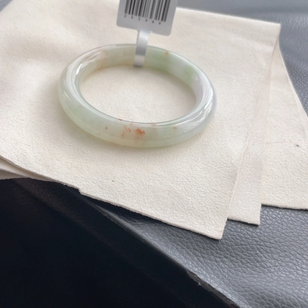 翡翠未镶嵌手镯纹55圆条