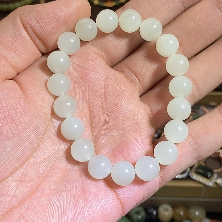 【闪购商品】未镶嵌手串和田玉王*岁