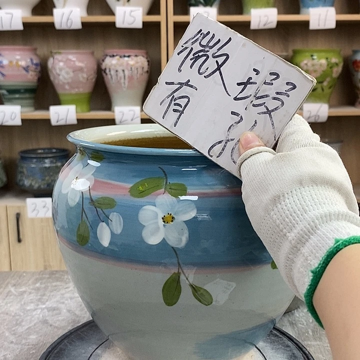 缸13xc景德镇陶瓷花盆