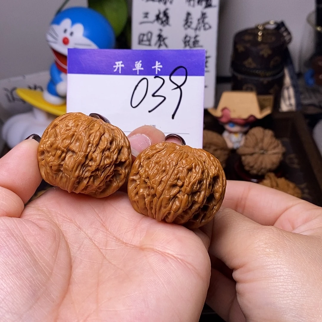 吊坠桃核文玩核桃磨盘39全品n