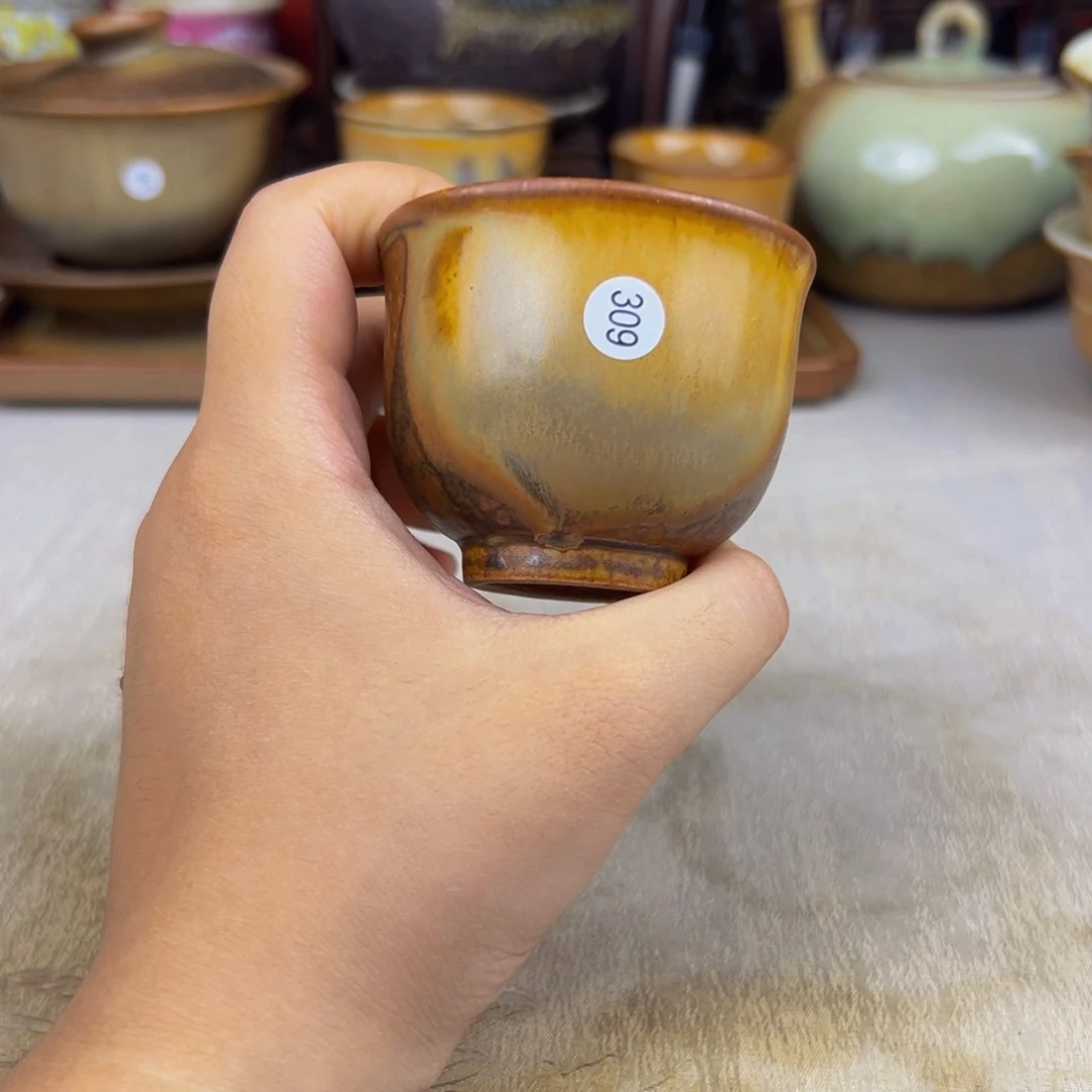 杯纯手工柴烧主人杯
