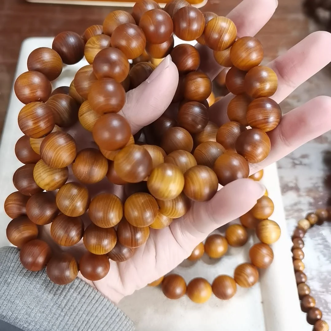 柏木（崖柏）手串/手链15mm圆珠