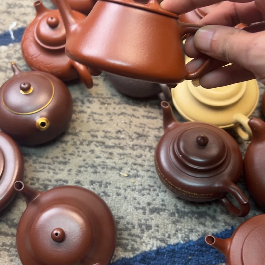 紫砂茶壶汪*饿全手工制作