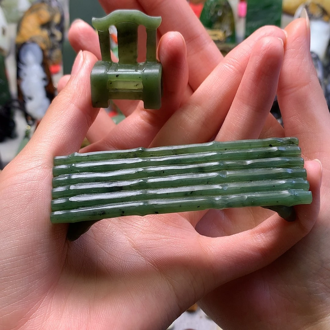 和田玉未镶嵌摆件