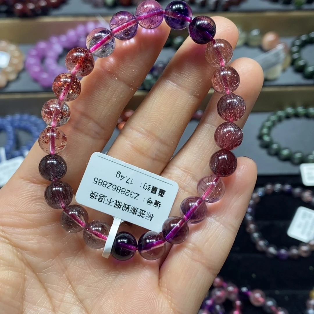 水晶手链未镶嵌超七单圈手链