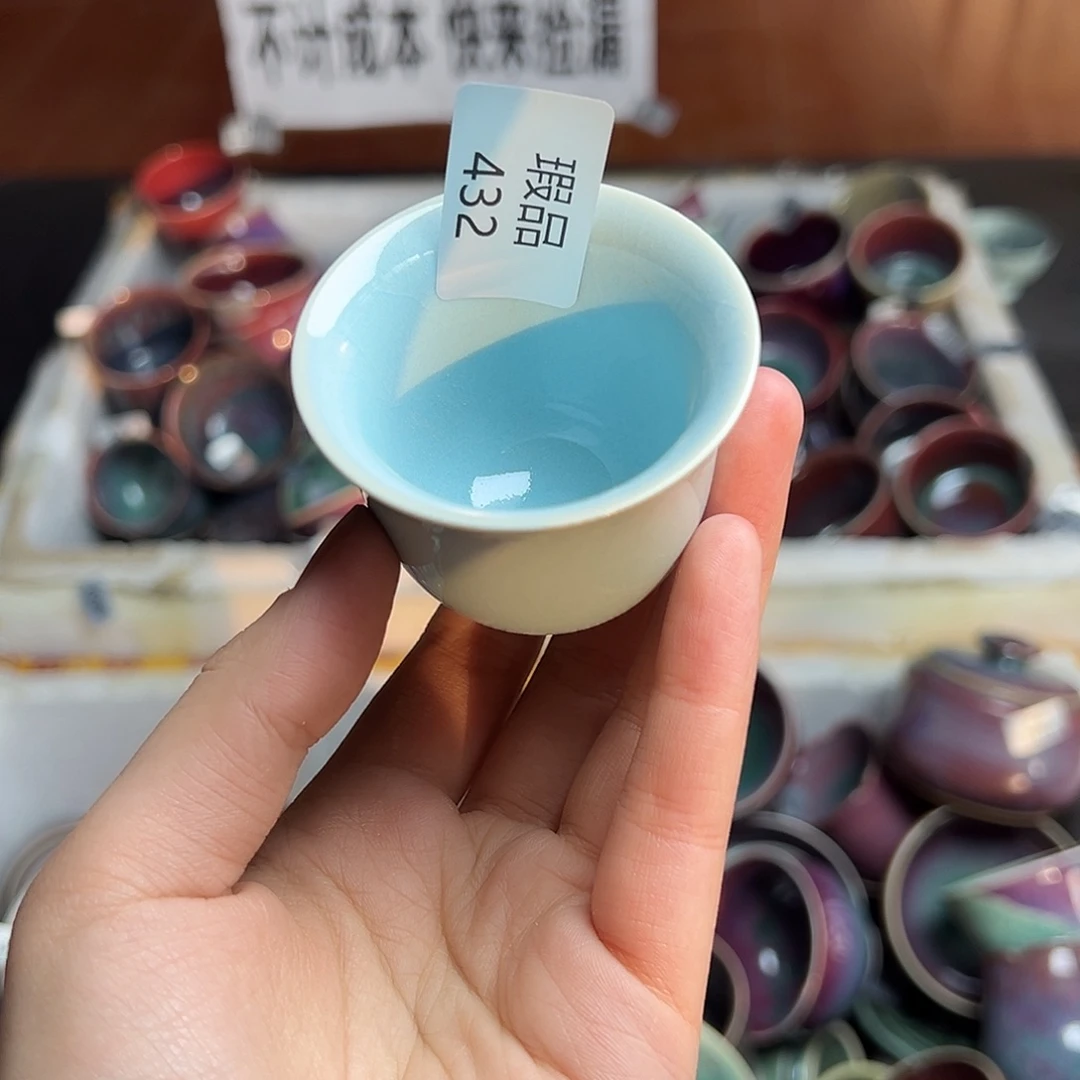 摆件陶窑口自销原矿钧瓷