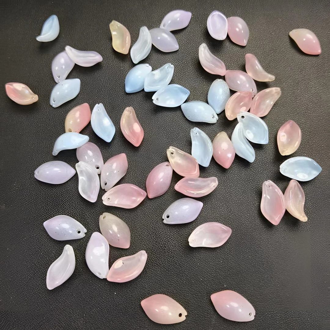 《燕子家》大洛神小洛神琉璃花瓣珊瑚花花瓣diy手工古风发簪汉服