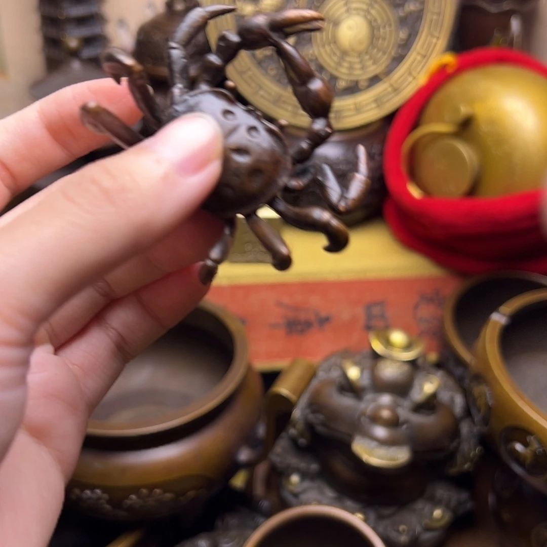 铜器摆件老王直播间