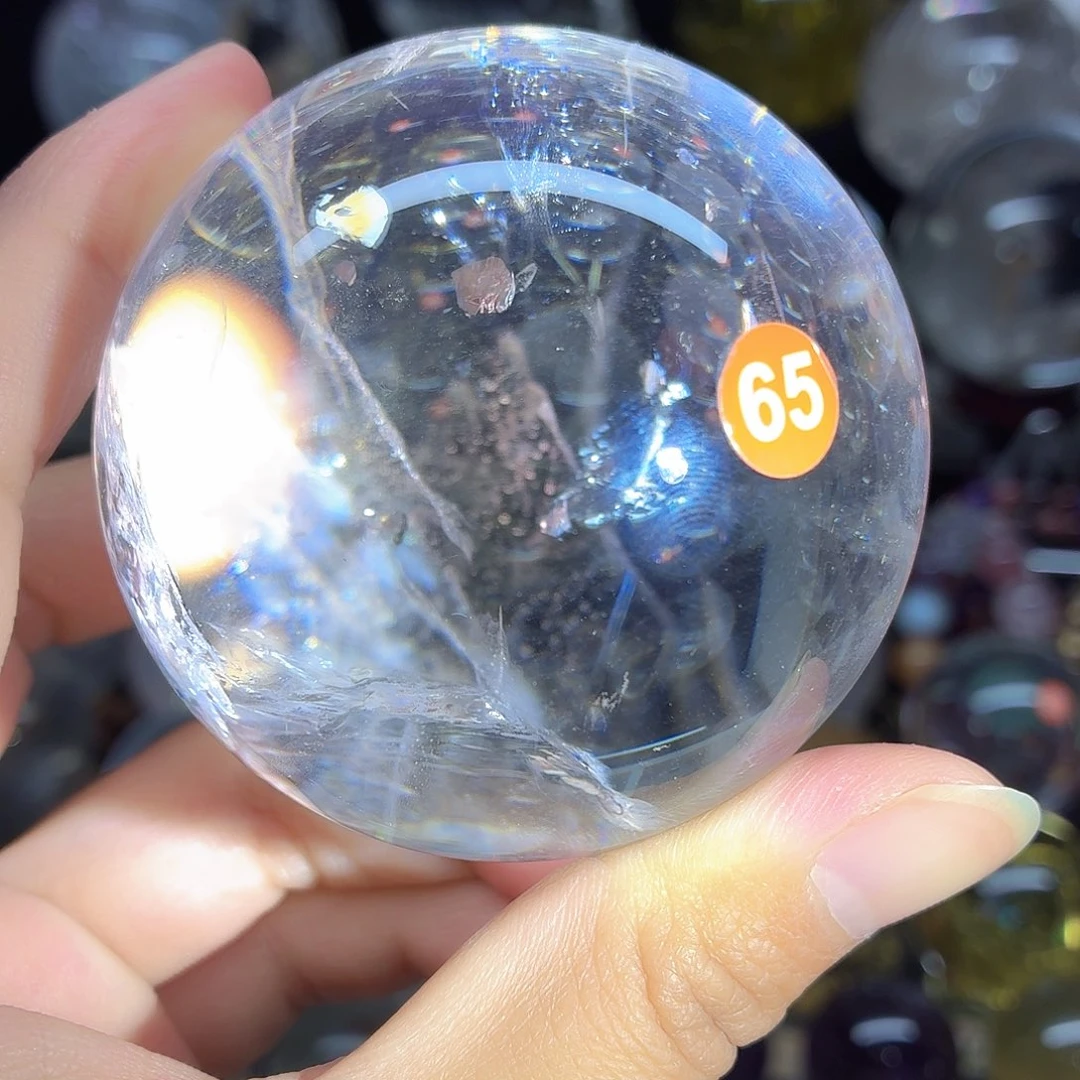 水晶未镶嵌珠宝半成品爆彩66