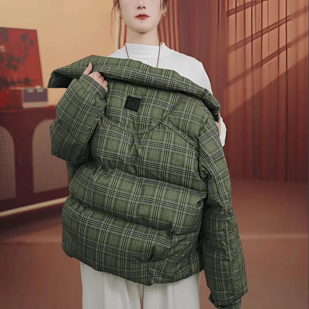 SHALLDOER【丘山暮冬】欧货复古风时尚潮流百搭保暖棉服女百搭外套