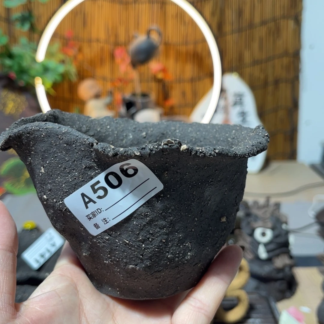 木村信鸿柴烧宝瓶