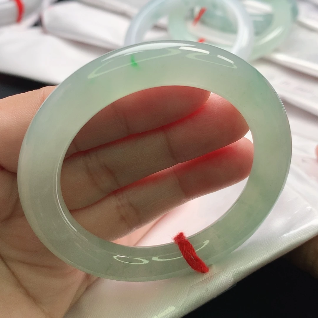 翡翠未镶嵌手镯缅甸50.51