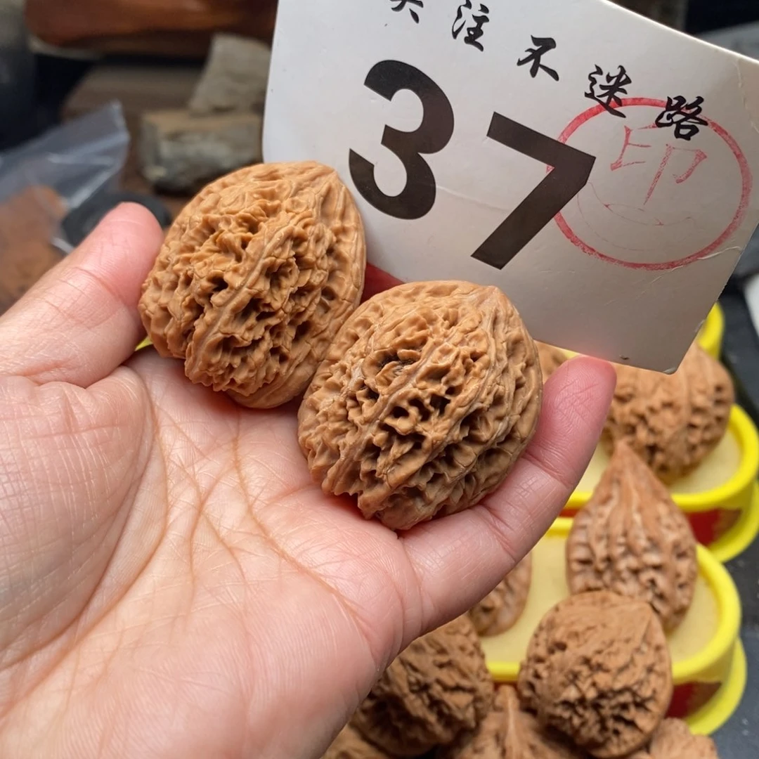 把件文玩核桃37九龙筋