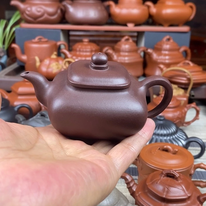紫砂茶壶全手工传炉130-260cc原矿老紫泥特价