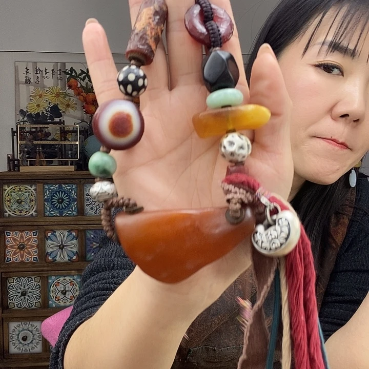 蜜蜡项链未镶嵌项链