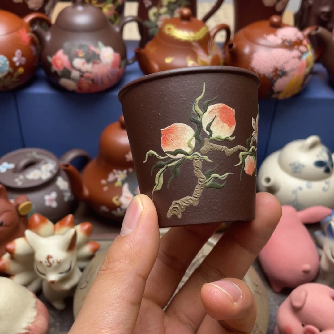 茶杯紫砂紫砂主人杯100cc