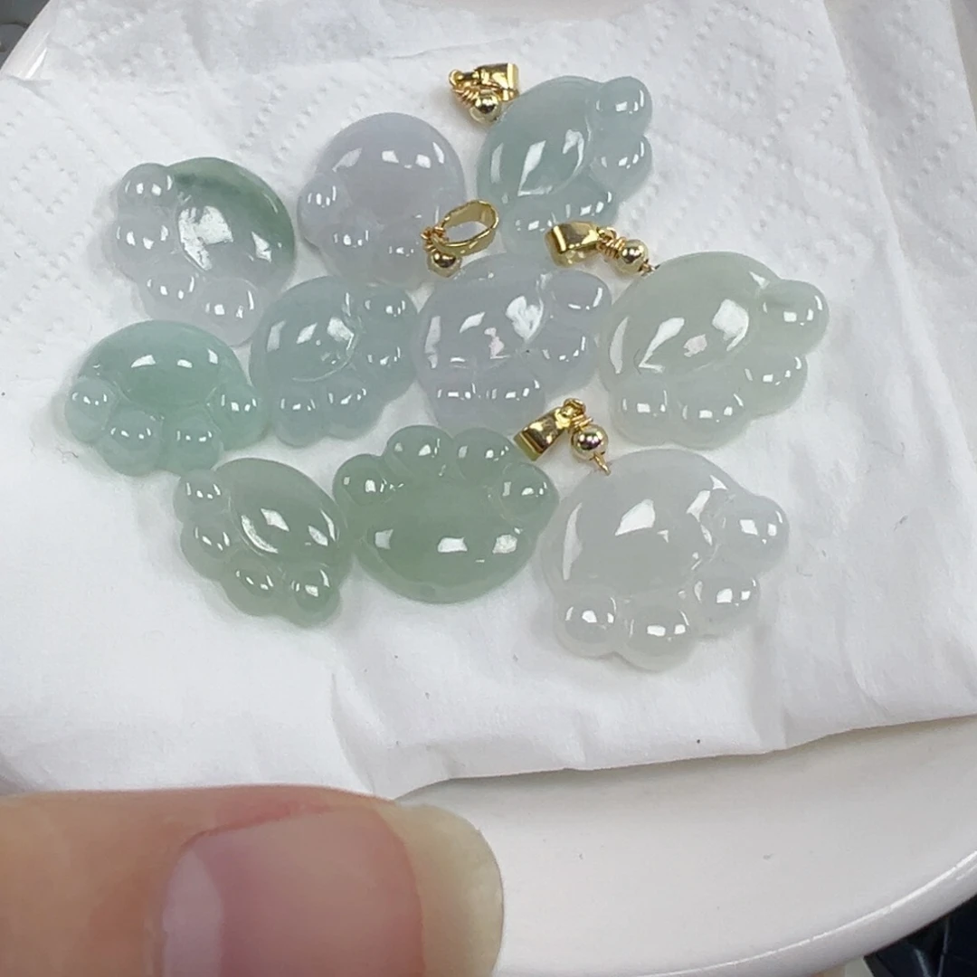 翡翠散珠猫爪一个可挑