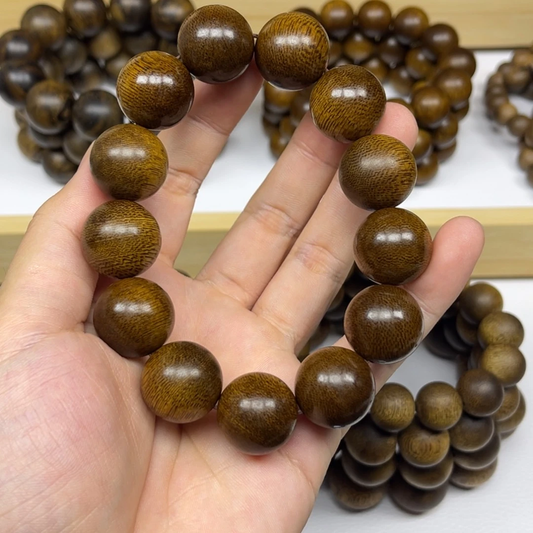 优***l沉香手串越南芽庄黄棋楠1.8