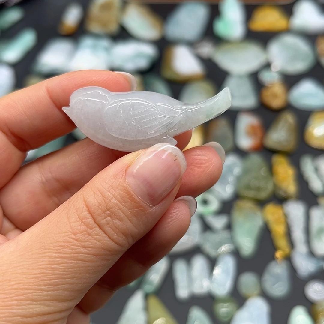 【闪购商品】翡翠颈饰未镶嵌鸟