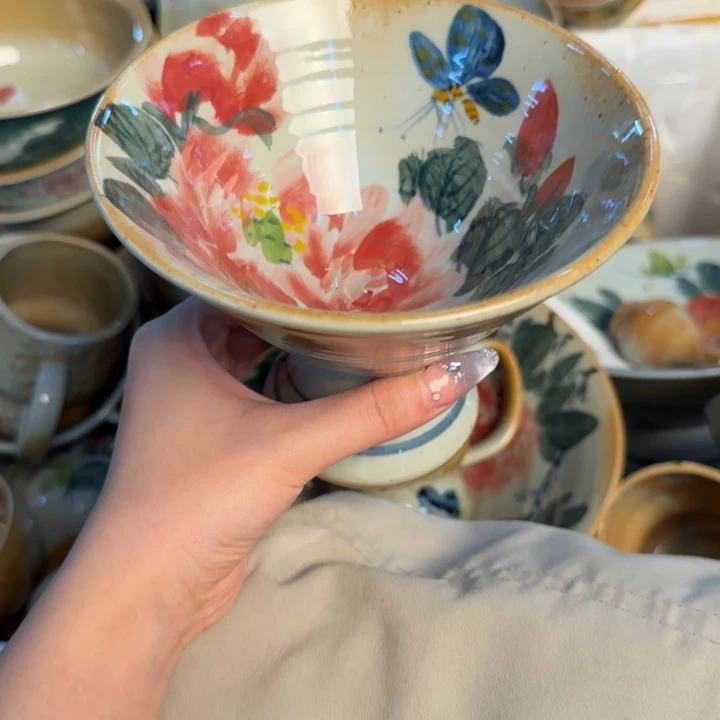 瓷片景德镇陶瓷手工手绘