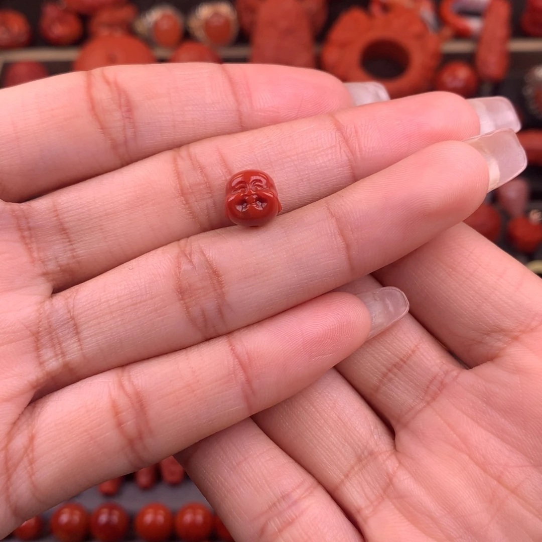 南红玛瑙未镶嵌笑佛9