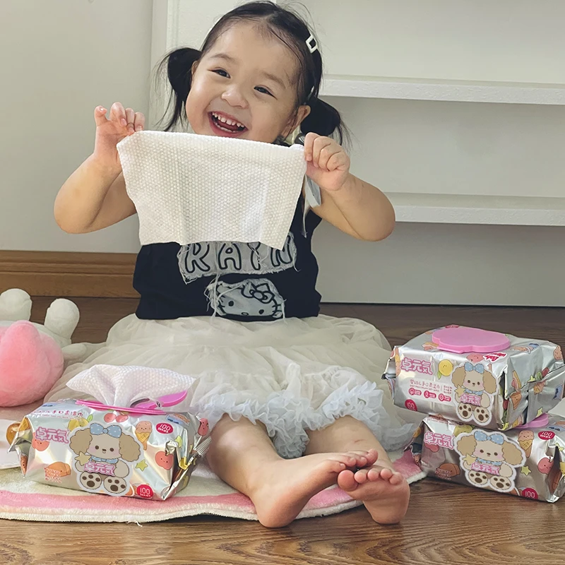 加厚湿巾大包新生宝宝幼儿童手口专用湿纸巾婴儿湿巾家庭实惠装