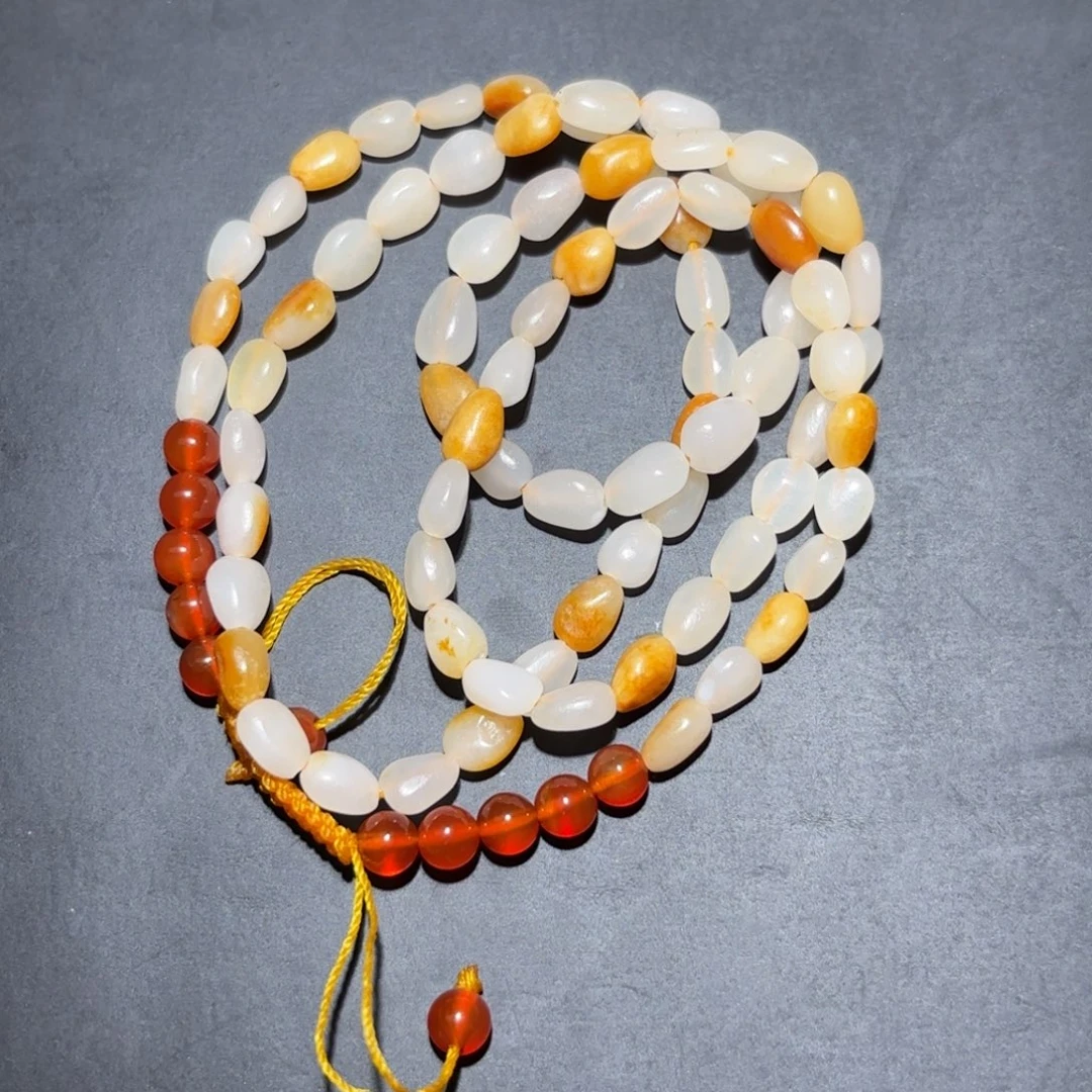 和田玉未镶嵌手机链