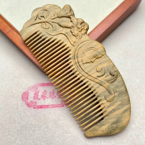 美人绿檀梳（宠盒子）NJ087 NJ