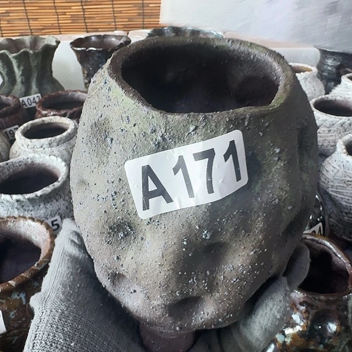 内口6高12.5粗陶手工