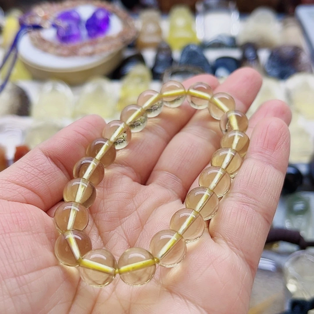 【闪购商品】水晶黄水晶手串未镶嵌木*。